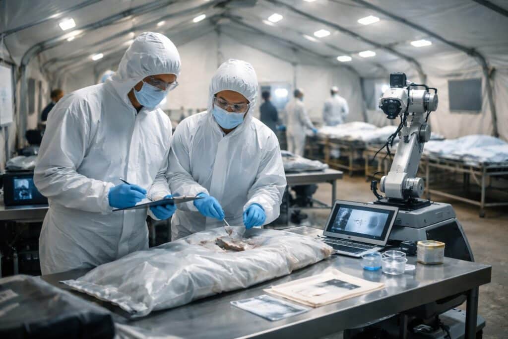 DVI-Team im Einsatz: "Wir gehen Opfern ihre Namen zurück"