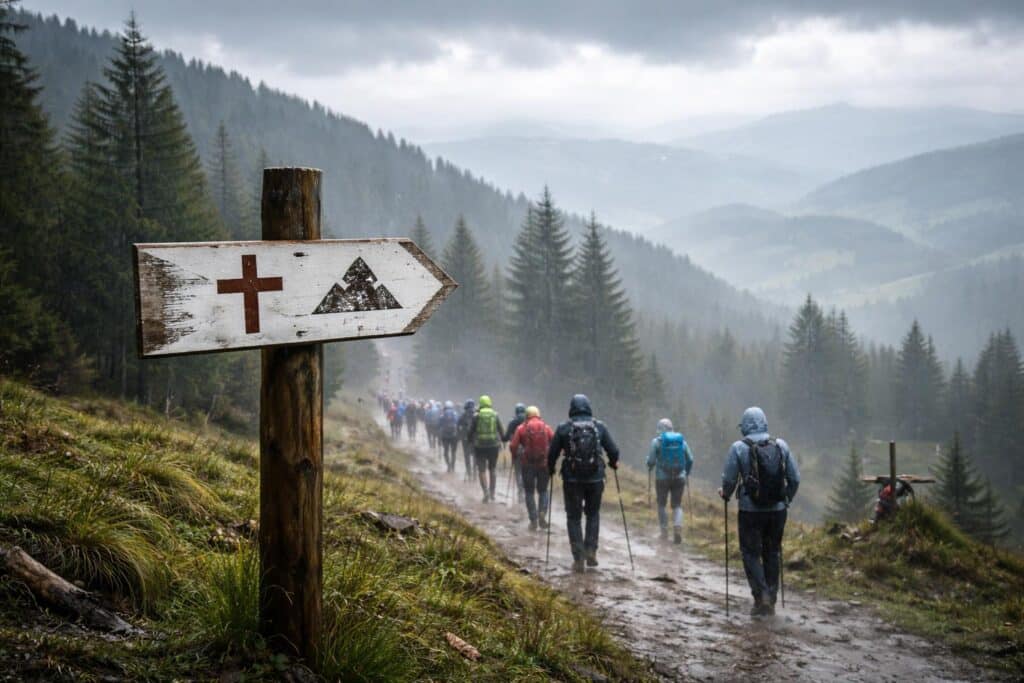 Trüber und nasser Wochenstart: Wie wird das Wetter beim Vierbergelauf?