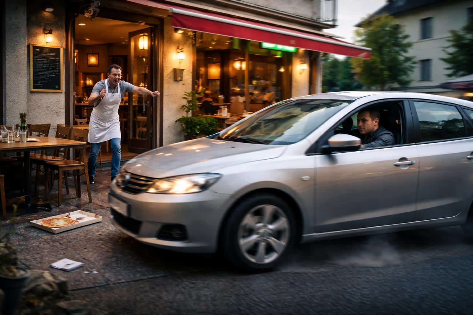 Gast stiehlt Auto von Lokalbesitzer