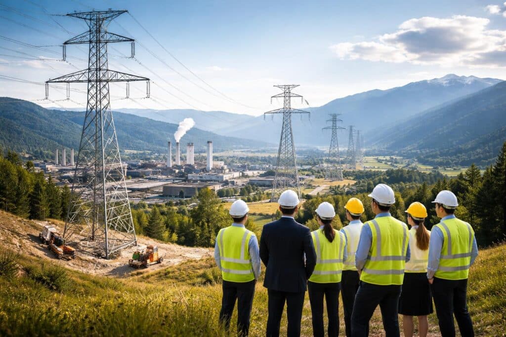 Betriebe werben um 380-kV-Leitung