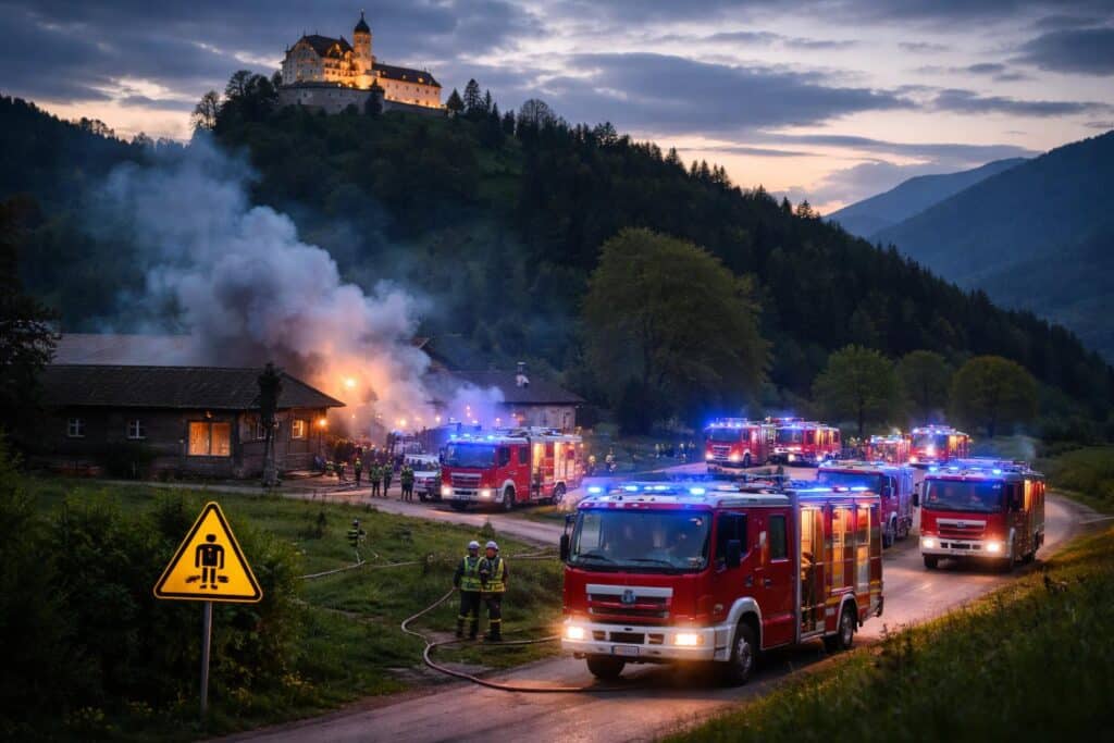 Großübung am 14. April: Blaulicht rund um die Heunburg