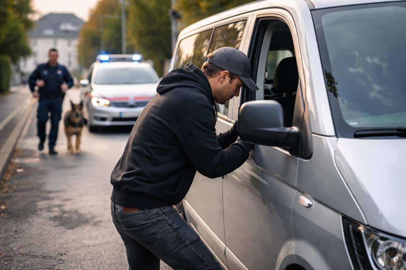 Verdacht des versuchten PKW Diebstahls