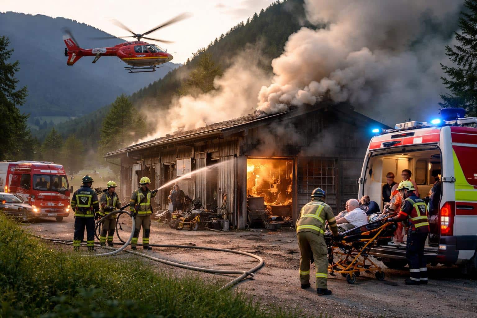Brandgeschehen im Bezirk Villach-Land