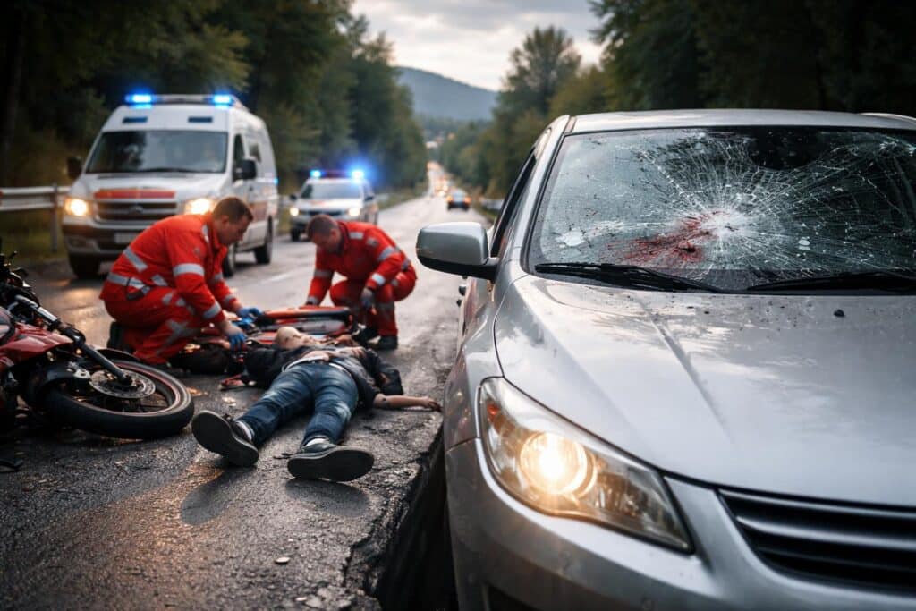 In Kärnten: 15-Jähriger bei Unfall gegen Windschutzscheibe geschleudert