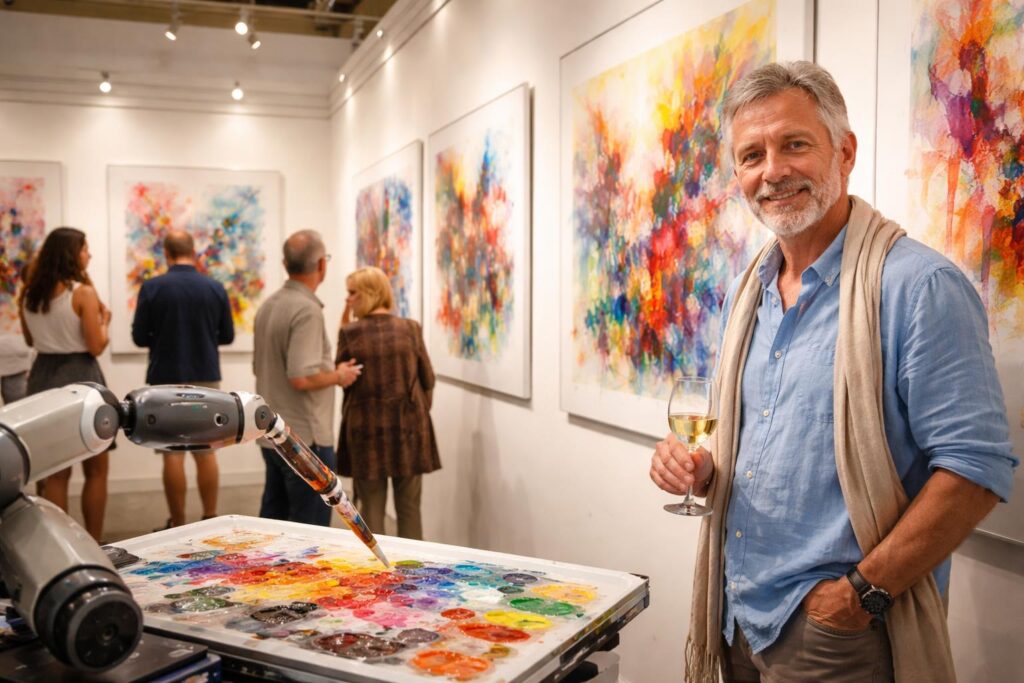 „Farbenfeuerwerk“ in der „Galerie II“