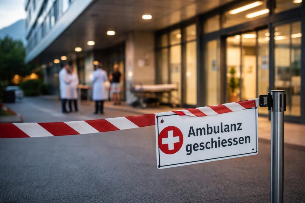 Ärztemangel: Kärntner Krankenhaus muss eine Ambulanz schließen