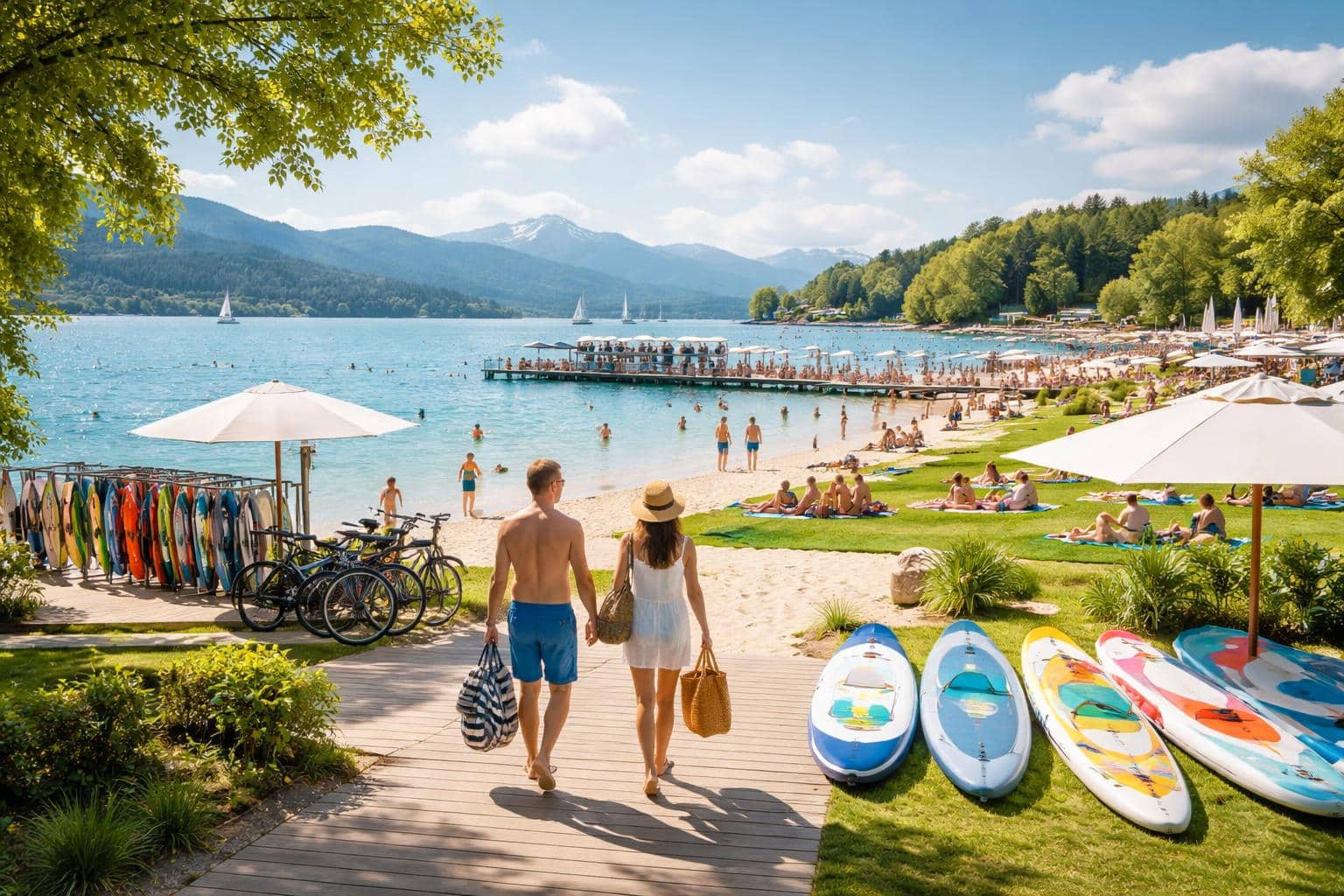 Strandbäder in Klagenfurt starten am 01. Mai in die Saison