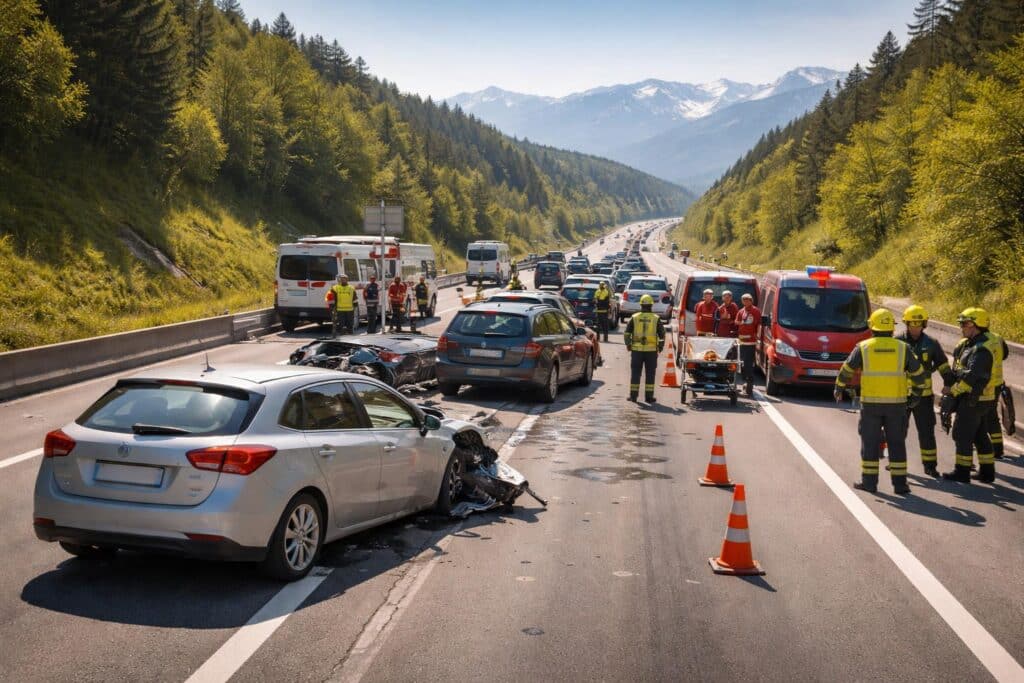 A2 Süd Autobahn, Graz Richtung Klagenfurt