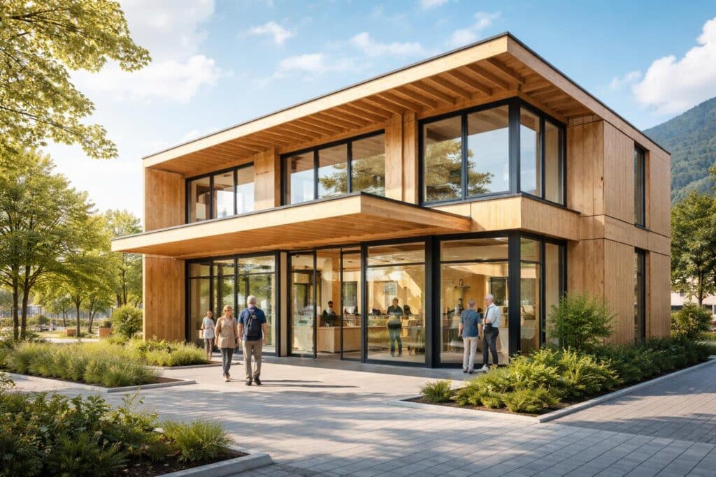 Neue Sparkasse in Viktring setzt auf Holz und persönliche Beratung