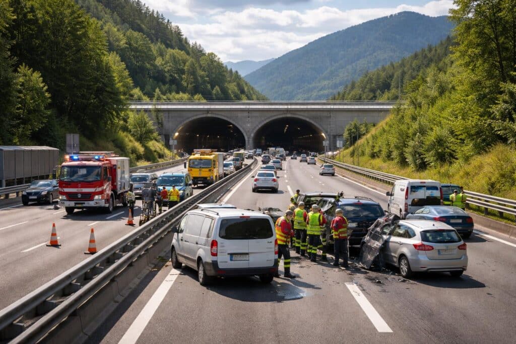 A2 Süd Autobahn, Klagenfurt Richtung Graz