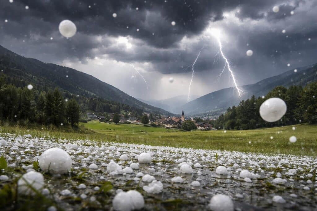 Unwetterwarnung: Hagelgewitter ziehen über Teile Kärntens hinweg