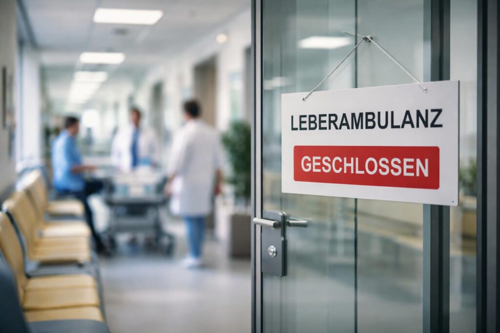 Leberambulanz vorübergehend geschlossen
