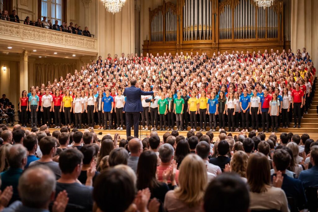 64 Jugendchöre bringen das Konzerthaus Klagenfurt zum Klingen