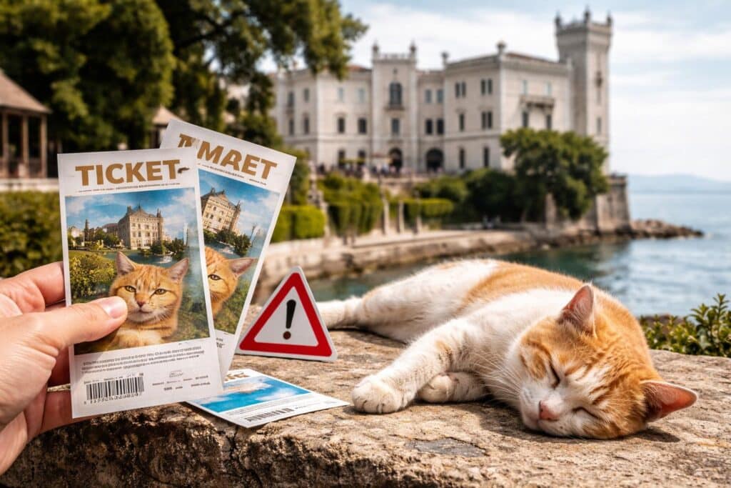 Abzocke! Betrüger boten Ticket für Schlossbesuch samt Katze, die tot ist
