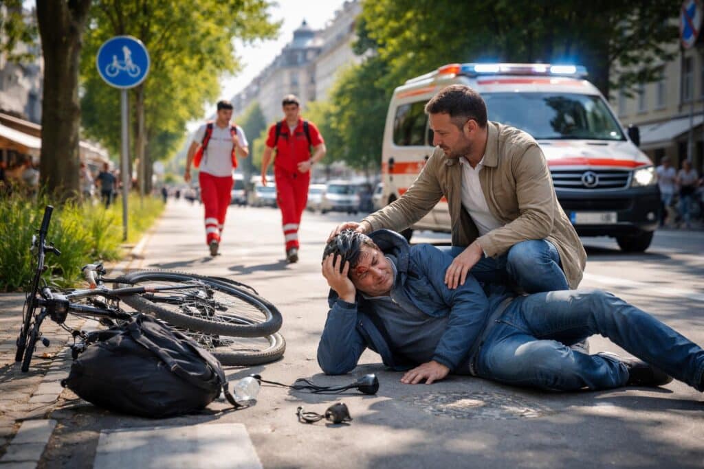 Radfahrer bei Kollision verletzt