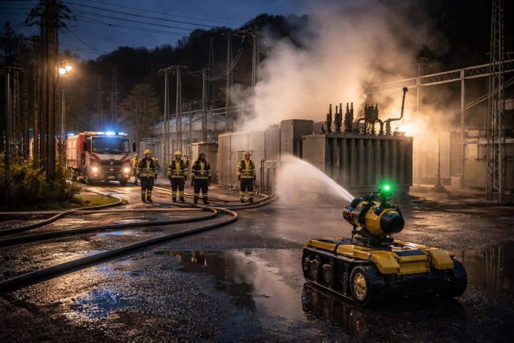Stromausfall durch Brand bei KELAG