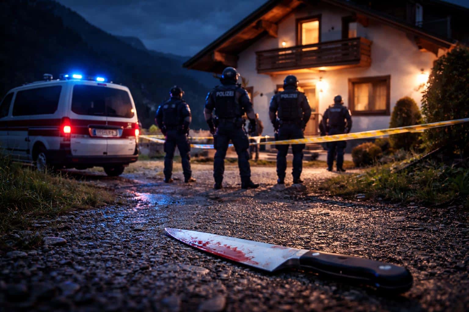 Randale mit Fleischermesser in Reißeck