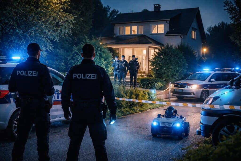 Großeinsatz nach Einbruch in Wohnhaus