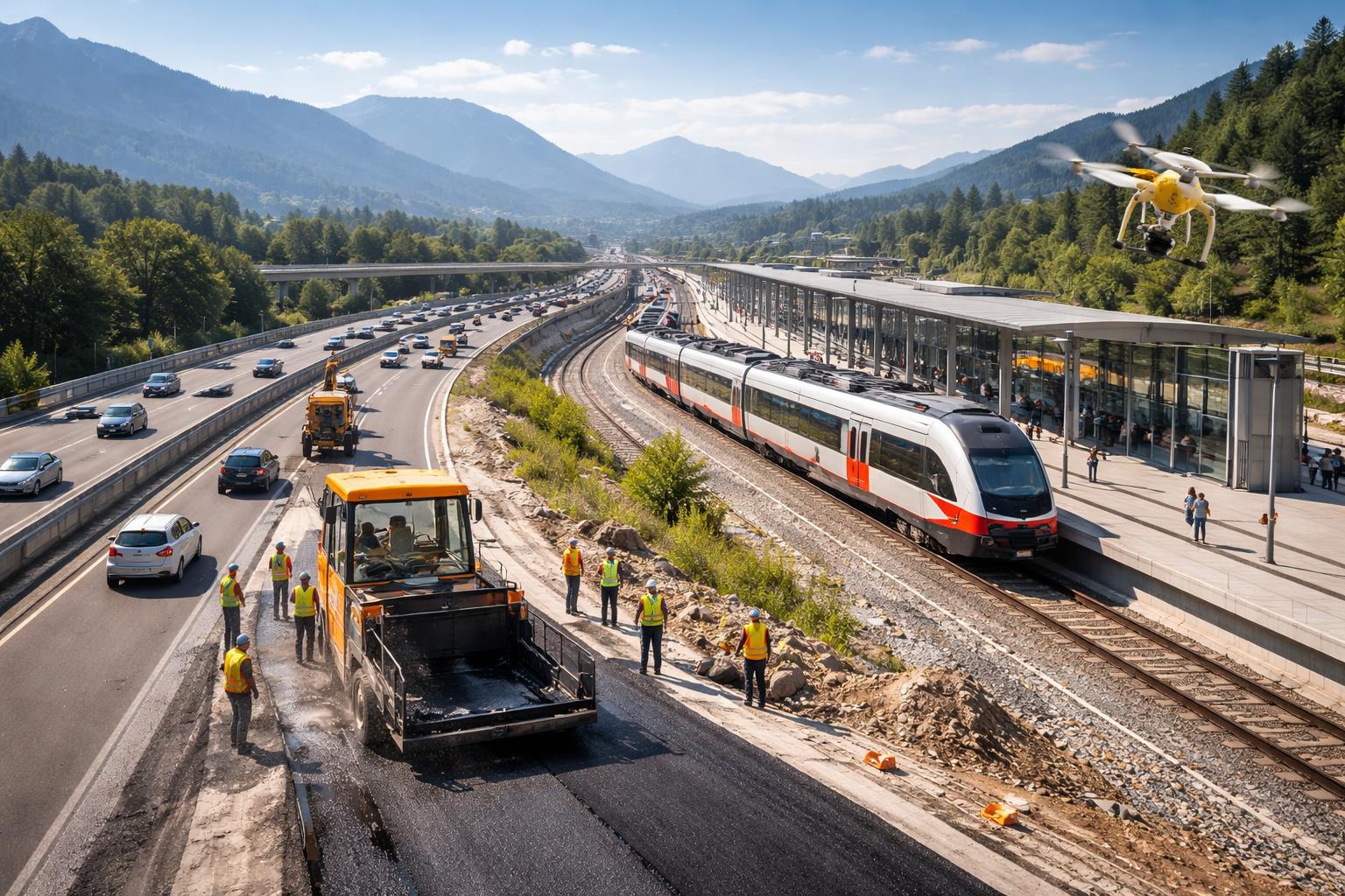 350 Mio. Euro für Straßen und Bahn