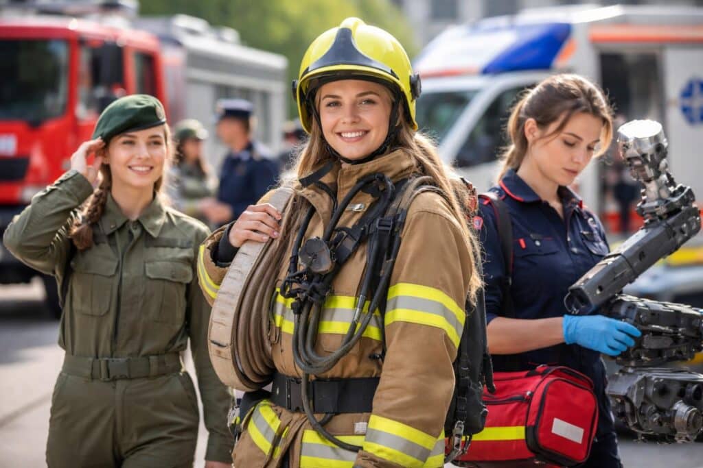 Mehr Frauen für Blaulicht-Berufe gewinnen