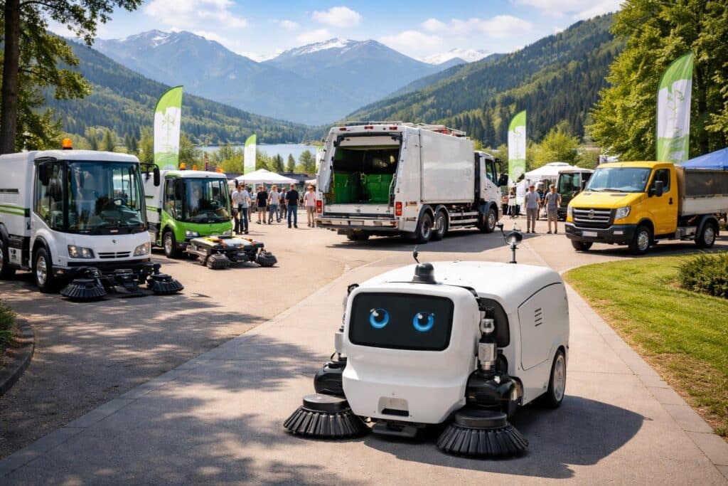 Wenige Gemeinden nutzen E-Nutzfahrzeuge