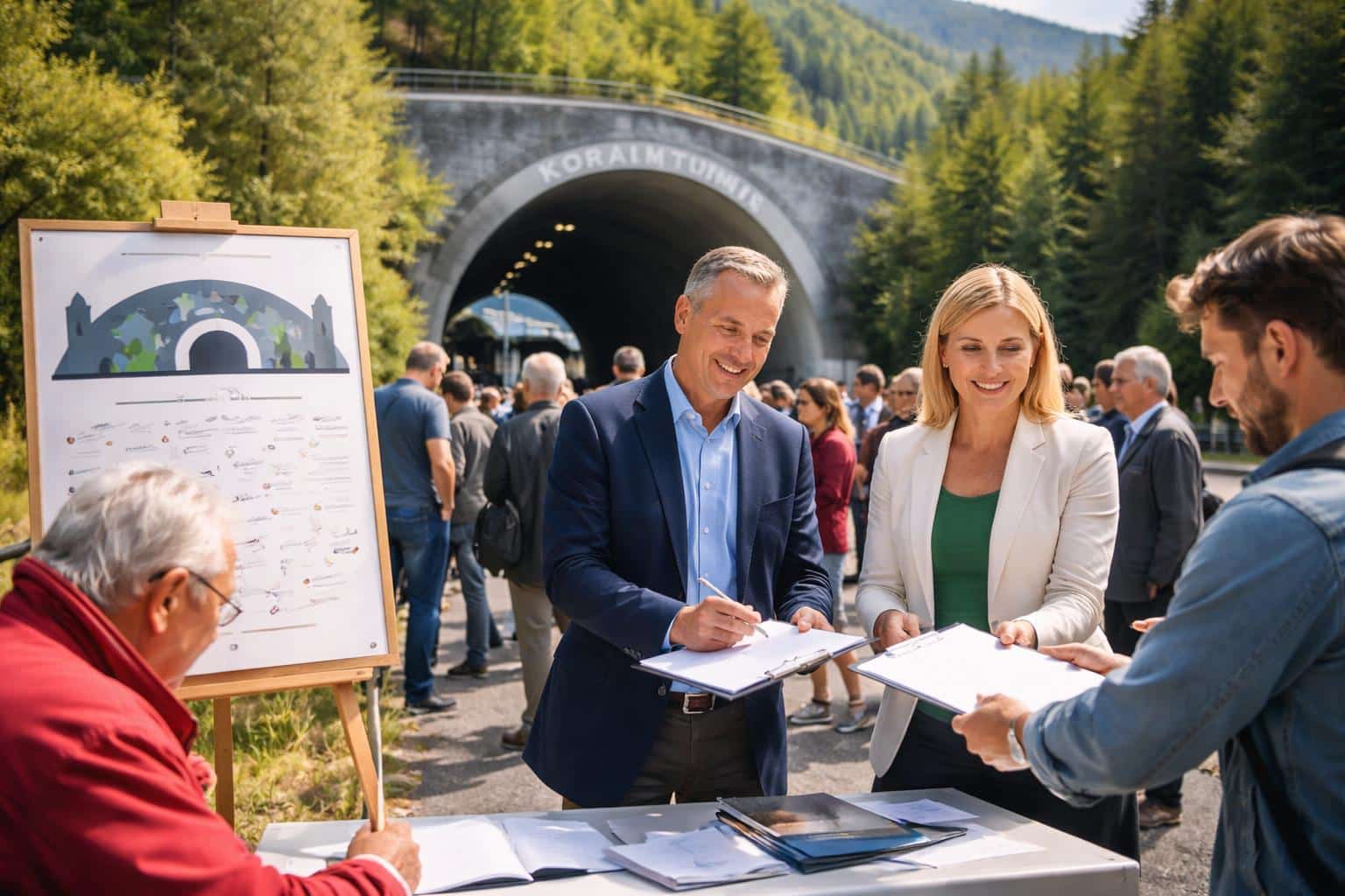 Kärntner und Steirer ÖVP starten Unterschriftenaktion für Koralmtunnel