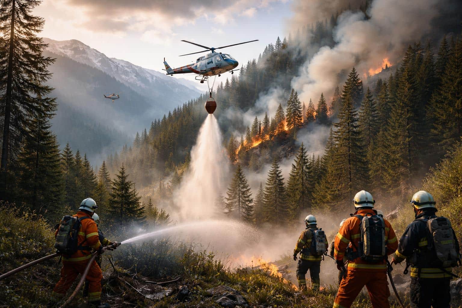 Waldbrand: Kampf gegen Feuer geht weiter