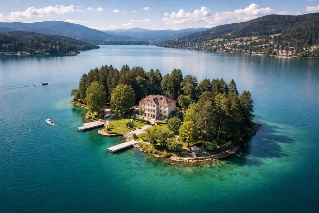 Land wollte Insel im Wörthersee kaufen, kam aber zu spät