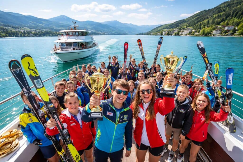 Ski-Nachwuchs feierte Saisonfinale am Wörthersee