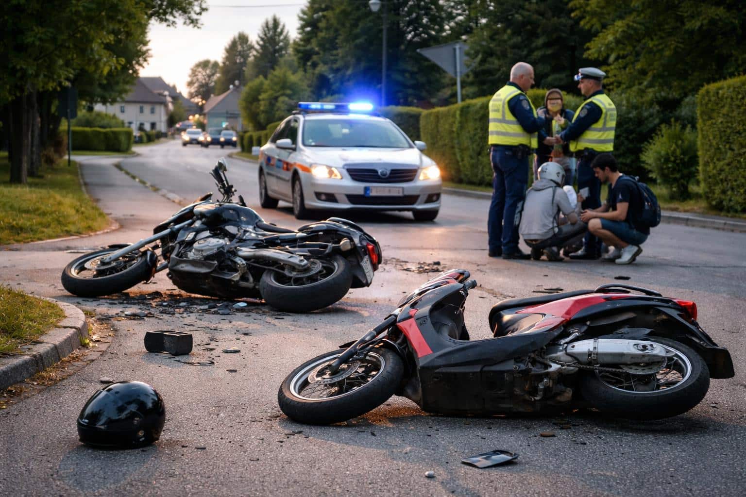 Alko-Lenker (74) übersah Moped-Fahrer