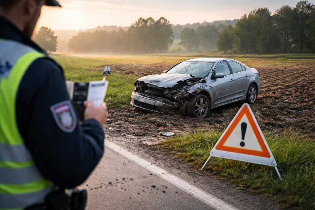 Verkehrsunfall mit Sachschaden – Alkoholisierung – Führerscheinabnahme