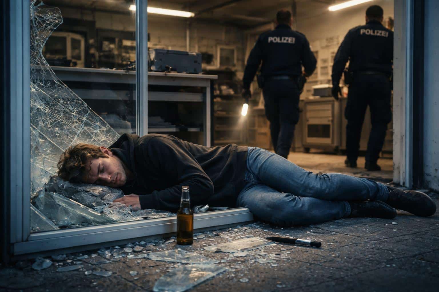 Betrunkener Einbrecher ruft in Kärnten selber die Polizei