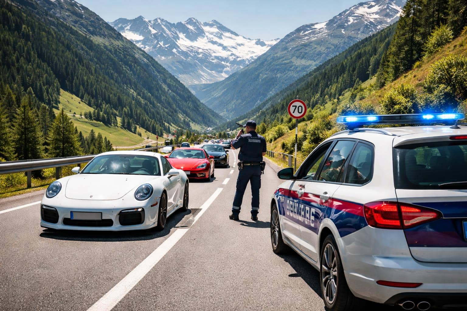 Erhebliche Geschwindigkeitsübertretung auf der Großglocknerstraße