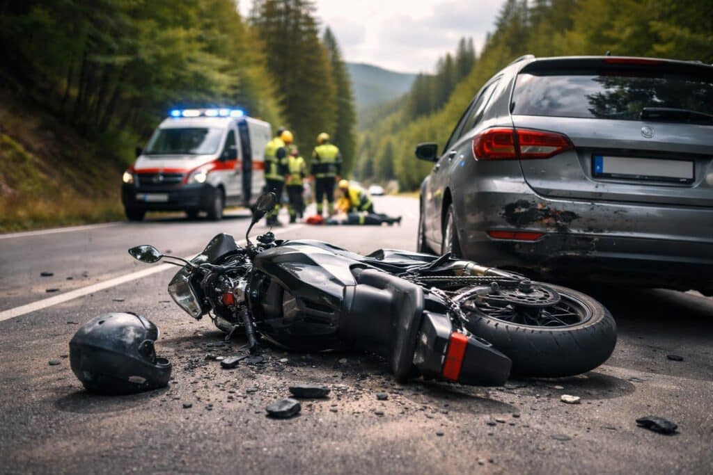 Motorradlenkerin bei Unfall schwer verletzt