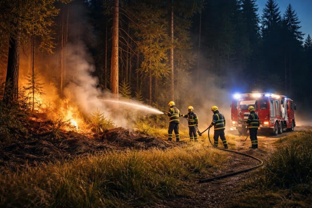 Extreme Trockenheit: Waldbrand in Völkermarkt rechtzeitig verhindert