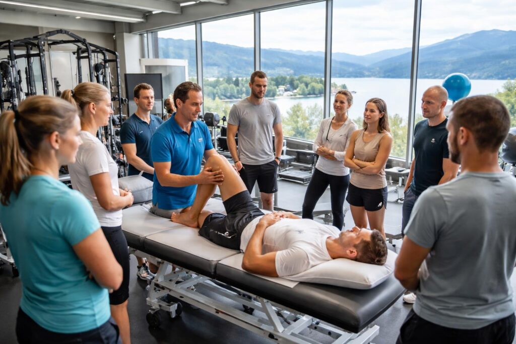 Gipfeltreffen der Physiotherapeut:innen im Olympiazentrum Kärnten