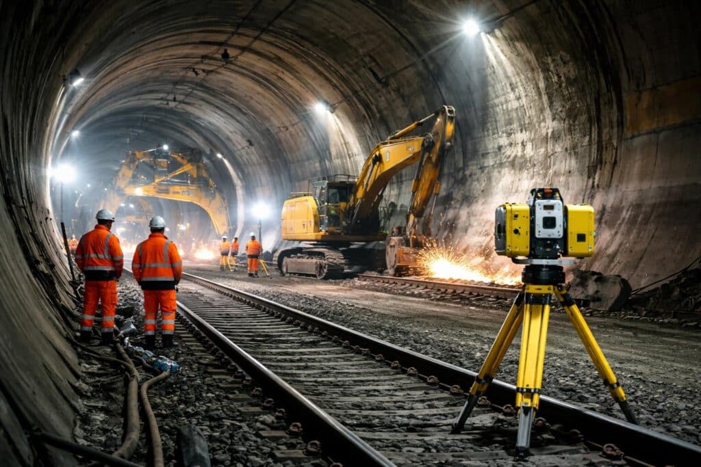 Zweite Bauetappe im Tauernbahntunnel