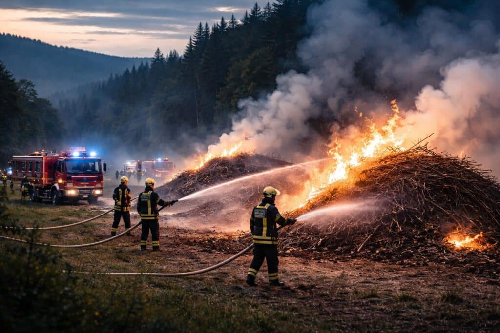 Brand im Bezirk St. Veit