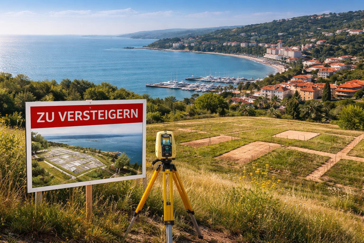 Gemeinde Piran versteigert Baugründe mit Meerblick in Portorož