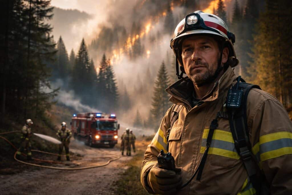 Einsatzleiter beim Waldbrand: „An Schlaf war nicht zu denken“