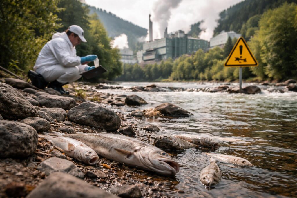 Ermittlungen gegen Mondi nach Fischsterben