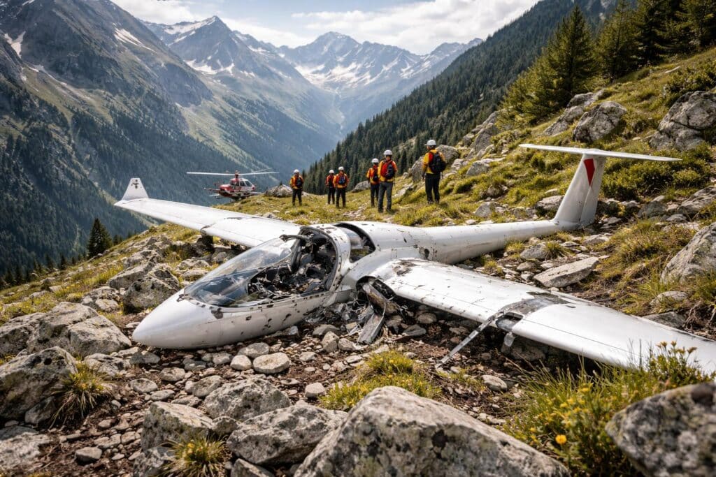 Kärntner starb bei Segelfliegerabsturz