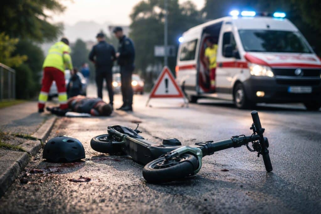 E-Scooter-Fahrer stirbt nach Sturz