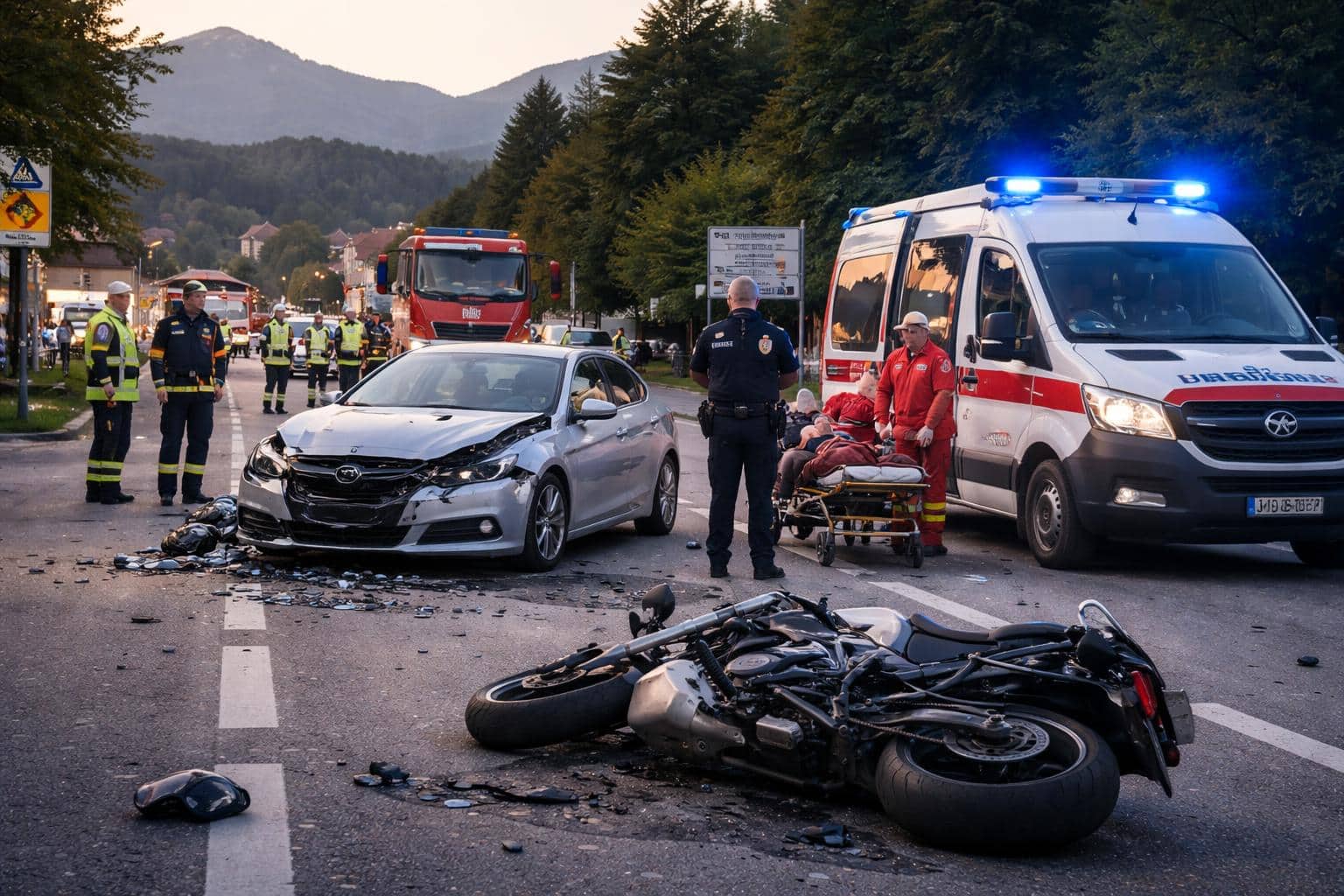 Verkehrsunfall mit Personenschaden im Bezirk Völkermarkt