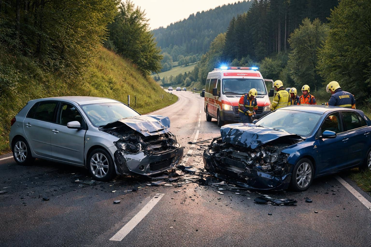 Verkehrsunfall mit Personenschaden im Bezirk St. Veit an der Glan