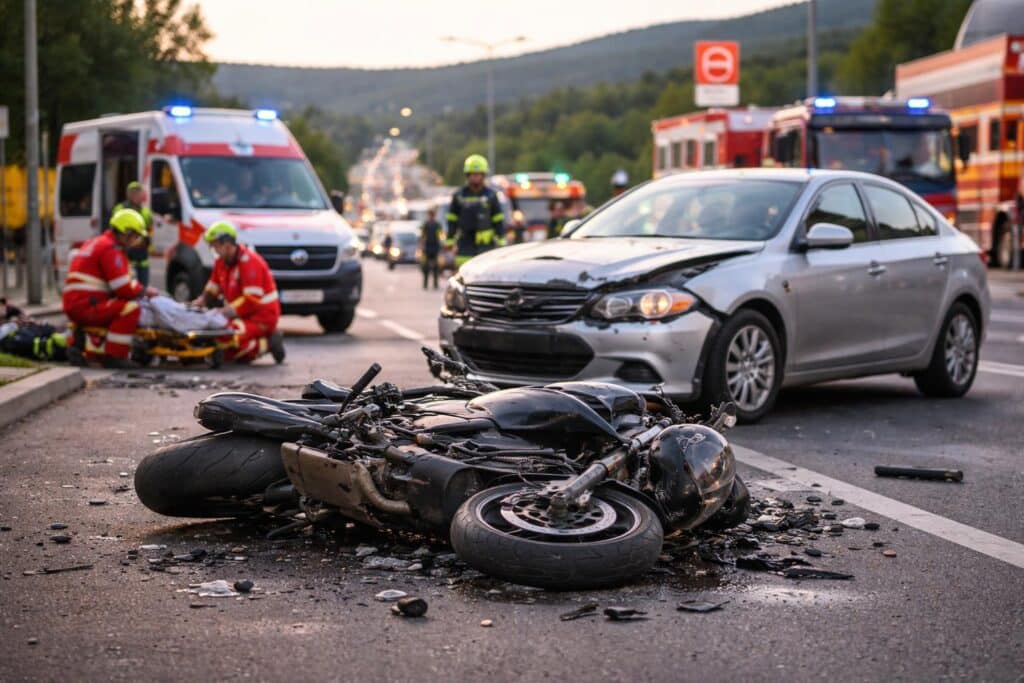 Motorradfahrer bei Kollision verletzt