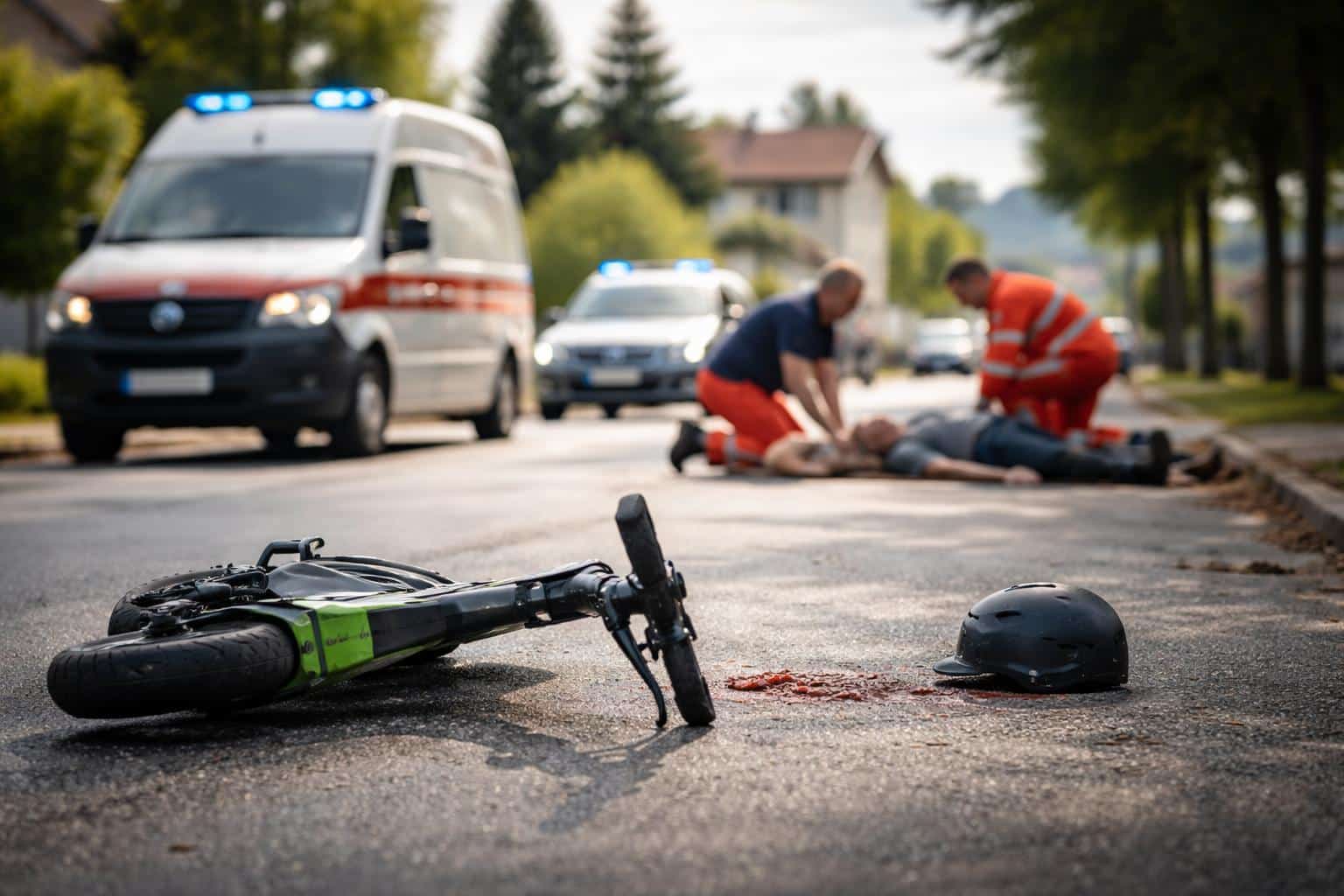 Tödlicher Sturz mit E‑Scooter