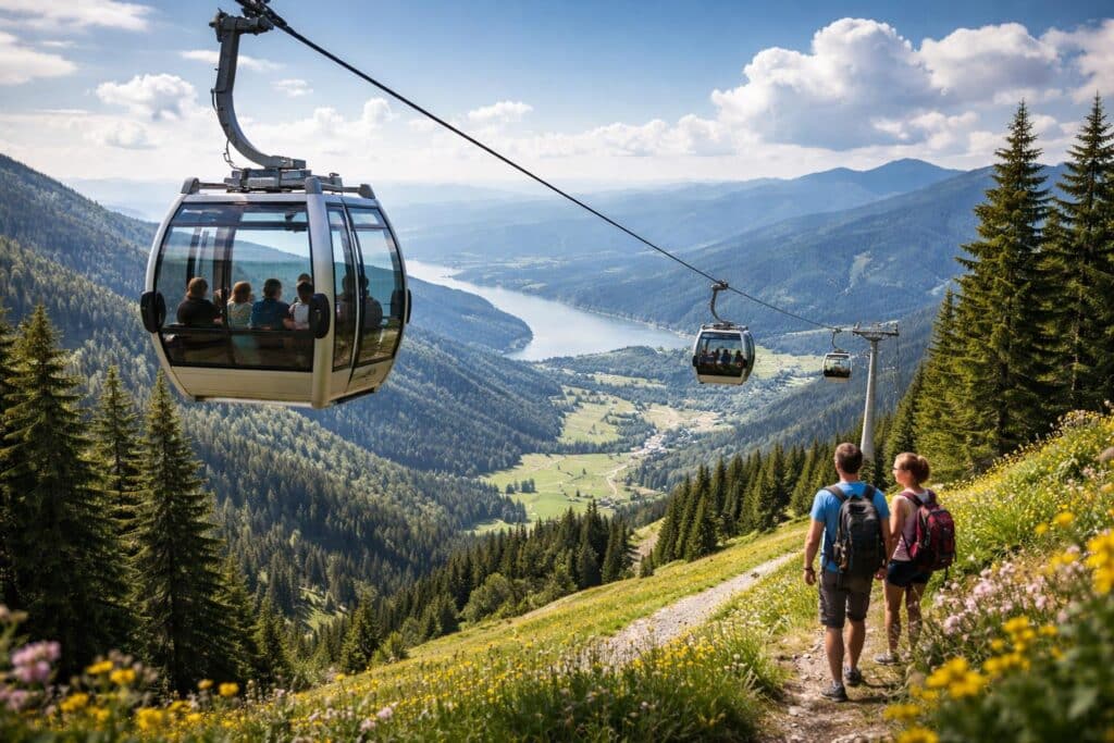 Seilbahnen starten in Sommersaison