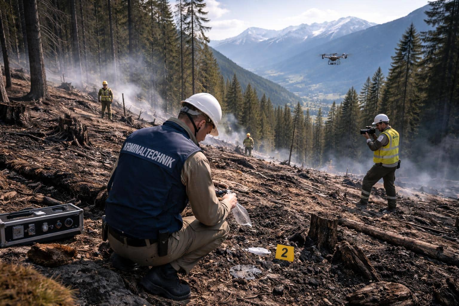Klärung der Brandursache im Lesachtal