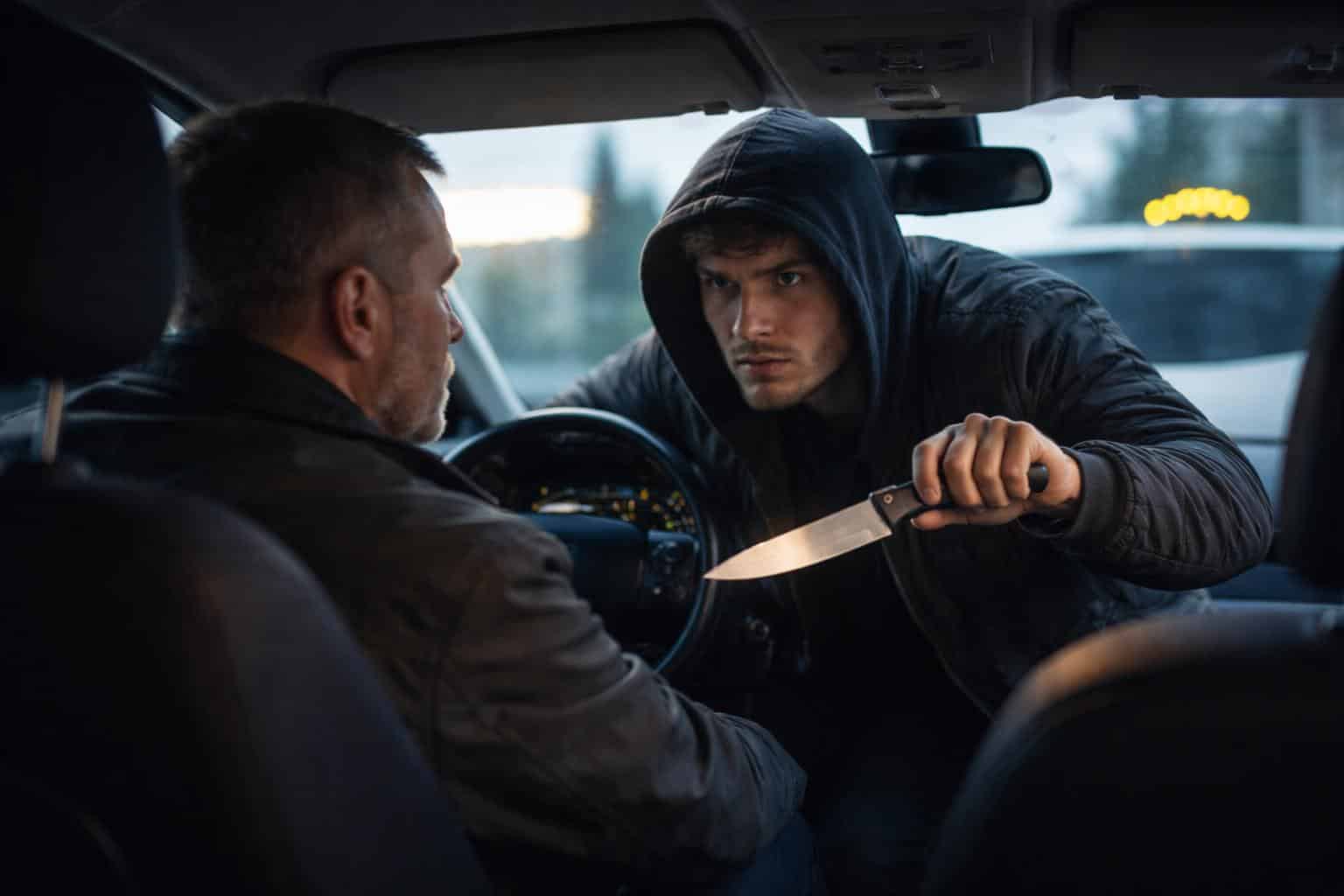 24-Jähriger stieg mit Messer ins Taxi und bedrohte den Fahrer